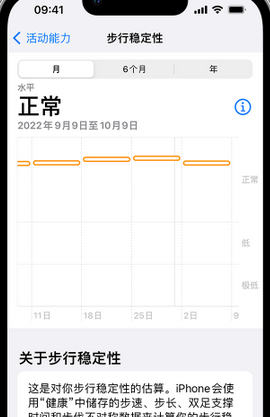 温泉iPhone手机维修如何在iPhone开启'步行稳定性通知'