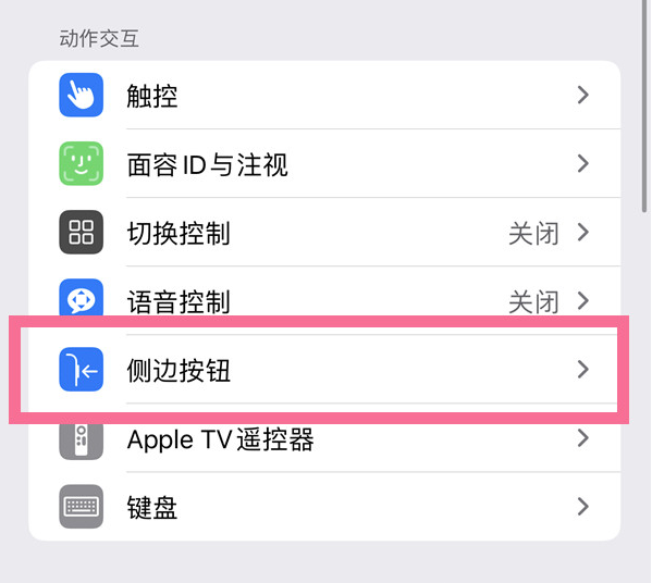 温泉苹果14维修店分享iPhone14 Plus侧键双击下载功能关闭方法 